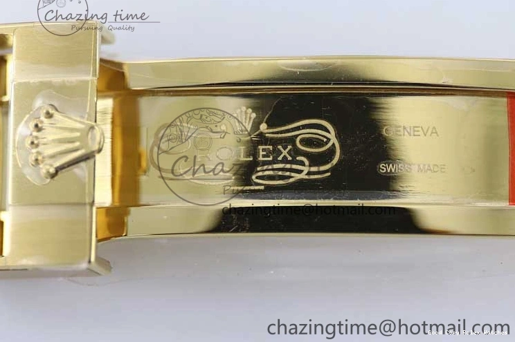 AAA Replica Watches 116595RBOW Black on A Diamonds 2406 Best YG 904L YG Dial Edition Bracelet Effortless TWF 1:1 Steel Daytona YG 0109